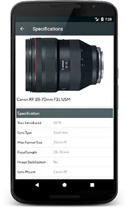 Lens List: Canon Reviews and R screenshot 3
