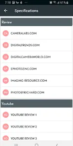 Lens List : Nikon Specificatio screenshot 4