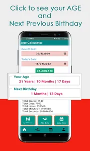 Age Calculator বয়স ক্যালকুলেটর screenshot 3