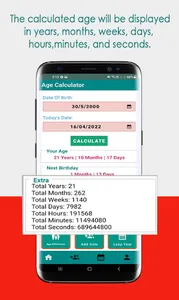 Age Calculator বয়স ক্যালকুলেটর screenshot 4