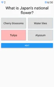 Japan trivia quiz screenshot 2