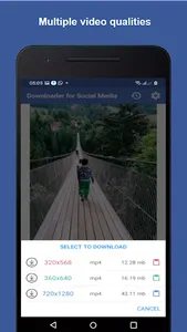 Downloader for Social Media screenshot 1