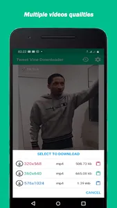 Tweet Vine Downloader (Twitter screenshot 1