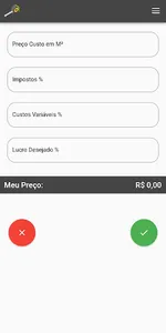 Calcular Preço Metro Quadrado screenshot 0