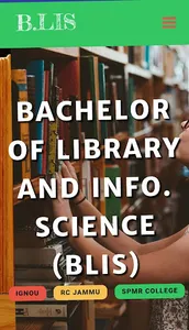 B.LIS from IGNOU screenshot 0