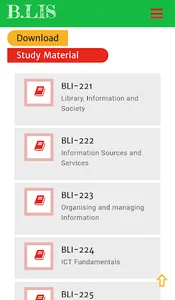 B.LIS from IGNOU screenshot 2