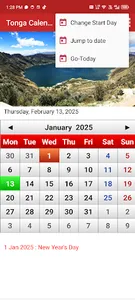 Tonga Calendar 2026 screenshot 5