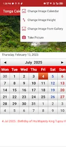 Tonga Calendar 2026 screenshot 6