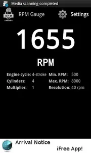 Acoustic Tachometer (RPM) screenshot 0