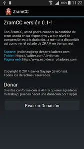 ZramCC screenshot 1