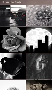 والپیپرهای سیاه و سفید(black w screenshot 2