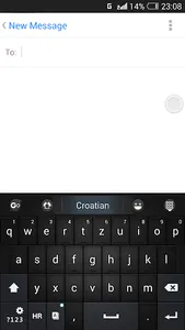 Croatian for GO Keyboard-Emoji screenshot 3