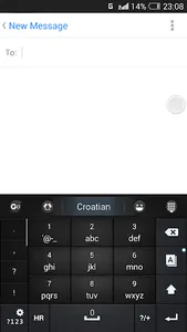 Croatian for GO Keyboard-Emoji screenshot 4