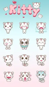 GO Keyboard Kitty Sticker screenshot 0