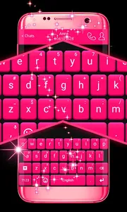 Pink Keyboard For WhatsApp screenshot 2