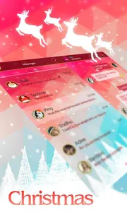 GO SMS CHRISTMAS THEME screenshot 0