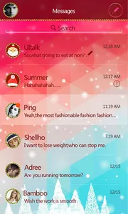GO SMS CHRISTMAS THEME screenshot 2