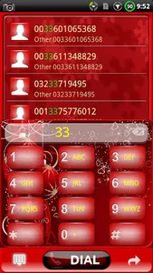 GOContacts theme CHRISTMAS screenshot 0