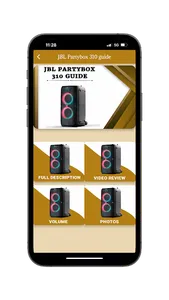 JBL Partybox 310 guide screenshot 0