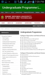 Ghana Universities screenshot 3