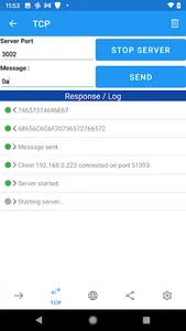 UDP Sender / Receiver screenshot 2