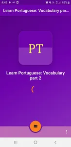 Learn portuguese: vocabulary a screenshot 0