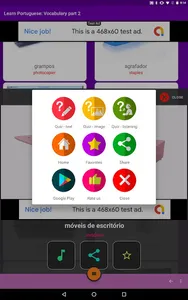 Learn portuguese: vocabulary a screenshot 12