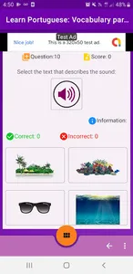 Learn portuguese: vocabulary a screenshot 7