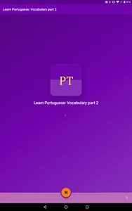 Learn portuguese: vocabulary a screenshot 8