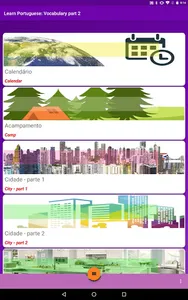 Learn portuguese: vocabulary a screenshot 9