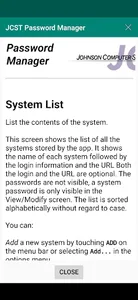 JCST Password Manager screenshot 2