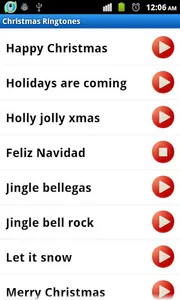 Christmas Ringtones screenshot 2