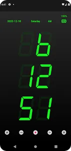 간단한 디지털 탁상시계 (Clock) screenshot 1