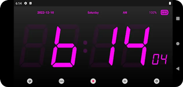 간단한 디지털 탁상시계 (Clock) screenshot 4