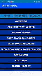 Europe History screenshot 0