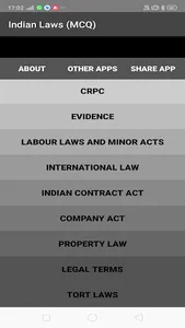 Indian Laws (MCQ) screenshot 1