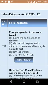 Indian Laws (MCQ) screenshot 2