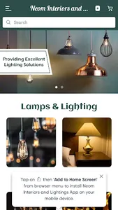 Neom Interiors and Lightings screenshot 1