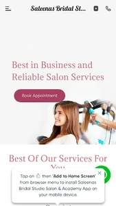 Saleenas Bridal Studio Salon & screenshot 0