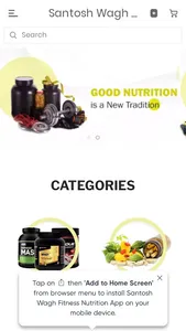 Santosh Wagh Fitness Nutrition screenshot 1