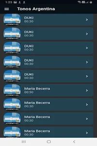 Argentinian Ringtones screenshot 6