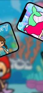 Toca Mermaid Boca HD Wallpaper screenshot 1