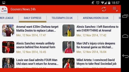 24h News for Arsenal screenshot 3