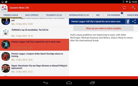 24h News for Arsenal screenshot 4