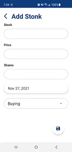 Stonks Tracker screenshot 1
