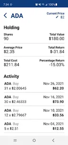 Stonks Tracker screenshot 2