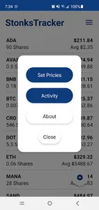 Stonks Tracker screenshot 3