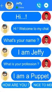 Jeffy Fake Chat Video Call screenshot 3