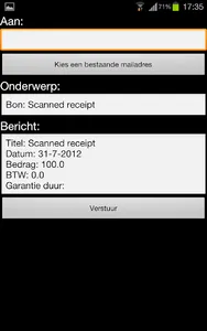 Receipt scanner screenshot 3