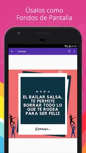 Frases para bailar Salsa screenshot 5